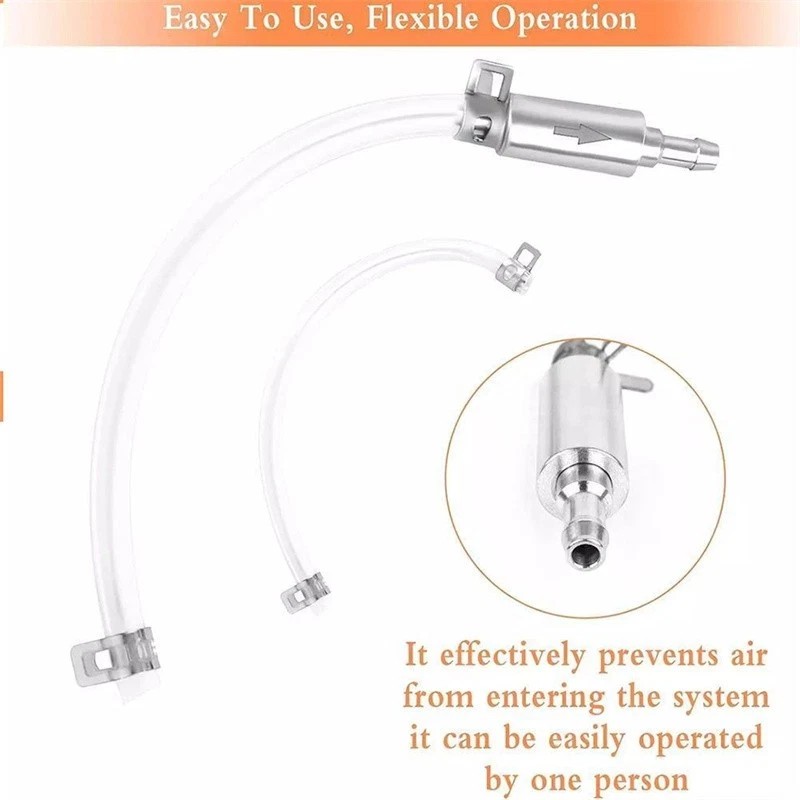 Universal Brake Bleeder Hose - One Way Check Valve Tube