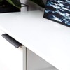 MOVKZACV Black Drawer Pulls, Finger Edge Pull Concealed Handle,Modern Style