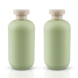 Cosywell Squeeze Bottles with Flip Cap Plastic Refillable Travel Containers for Toiletries Shampoo and Conditioner Travel Bottles (300ml/10oz)