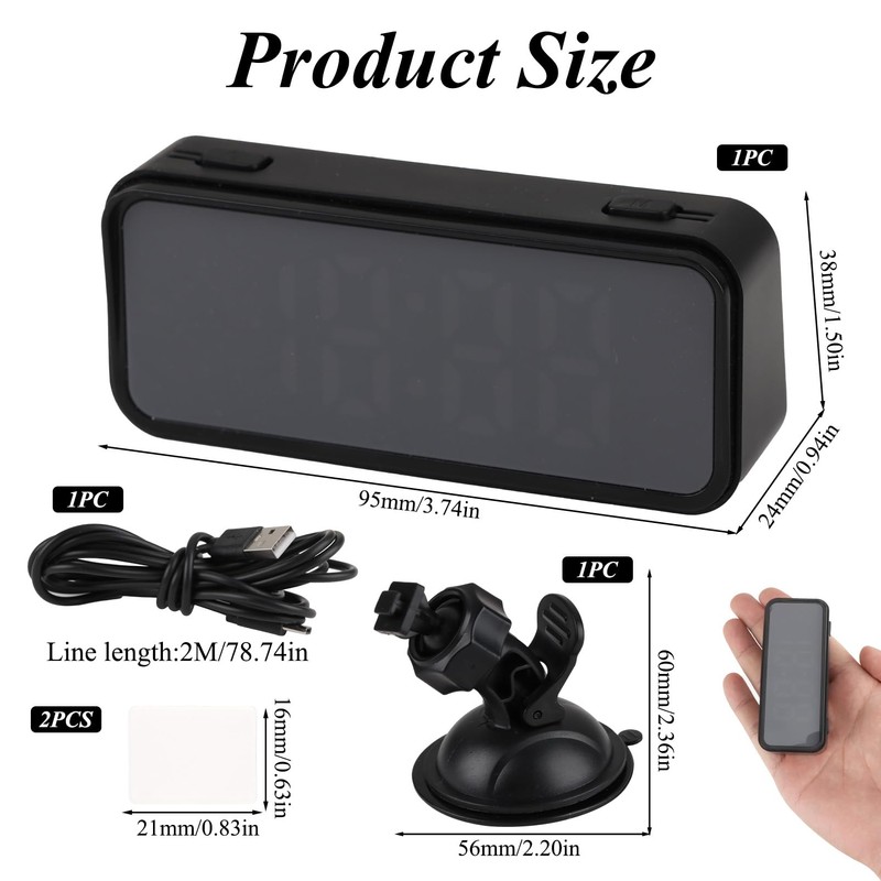 GUGUMO GPS Digital Speedometer for Car MPH, Universal HUD Speed