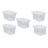 Matangi Plus 7L Litre Crystal Clear Small Plastic Storage box