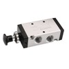 Baomain Hand Pull Valve 2 Position 5 Way G3/8 Air