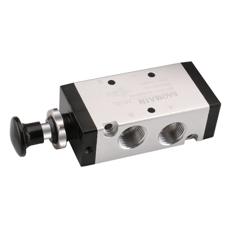 Baomain Hand Pull Valve 2 Position 5 Way G3/8 Air