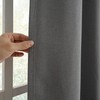 Tenger Home 100% Opaque Sliding Curtains, Blackout Curtain, Curtains with