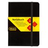 Idena 209282 A6 notebook, squared, with bookmark and inner pocket,