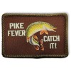 ThatsRad Walleye Pike Bass Fever Catch It Fishing Patch Fisherman