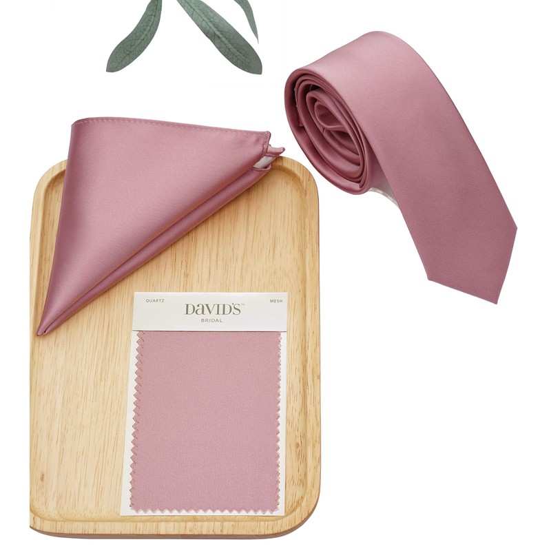 ZENXUS - Conjunto de corbata regular y bolsillo cuadrado para