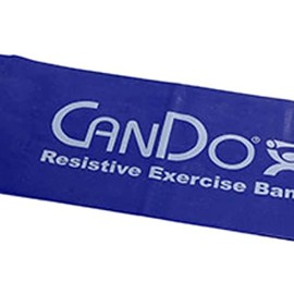 Fabrication CanDo Exercise Band, 5-Foot Singles, Blue
