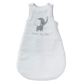 VERTBAUDET Baby Summer Sleeping Bag "Elephants", White