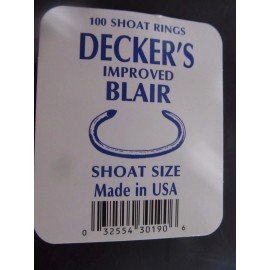 Decker MFG. Shoat Rings Decker MFG. Blair Shoat Rings  Box of 100 rings  #5