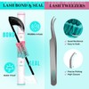 Lash Extension Kit 200pcs Individual Lash Clusters Kit 30D Diy