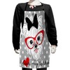 Ambesonne Yorkie Apron, Tilted Head Terrier I Love My Yorkie