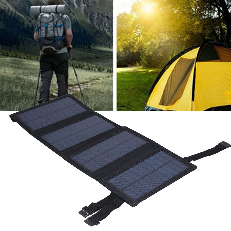 Yoidesu Panel Solar USB 20W Cargador de Células Solares USB
