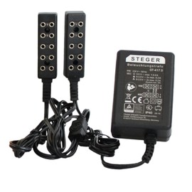 Kahlert Licht 60976 Silent Flickering Light Transformer for Doll’s Houses and Nativity Scenes - Black