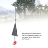 Wind Bell Hanging Decoration Iron Rust Proof Geometric Bird Bell