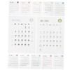 LALAFINA Desk Calendar Memo Pad 12 Sheets of 2024 Calendar