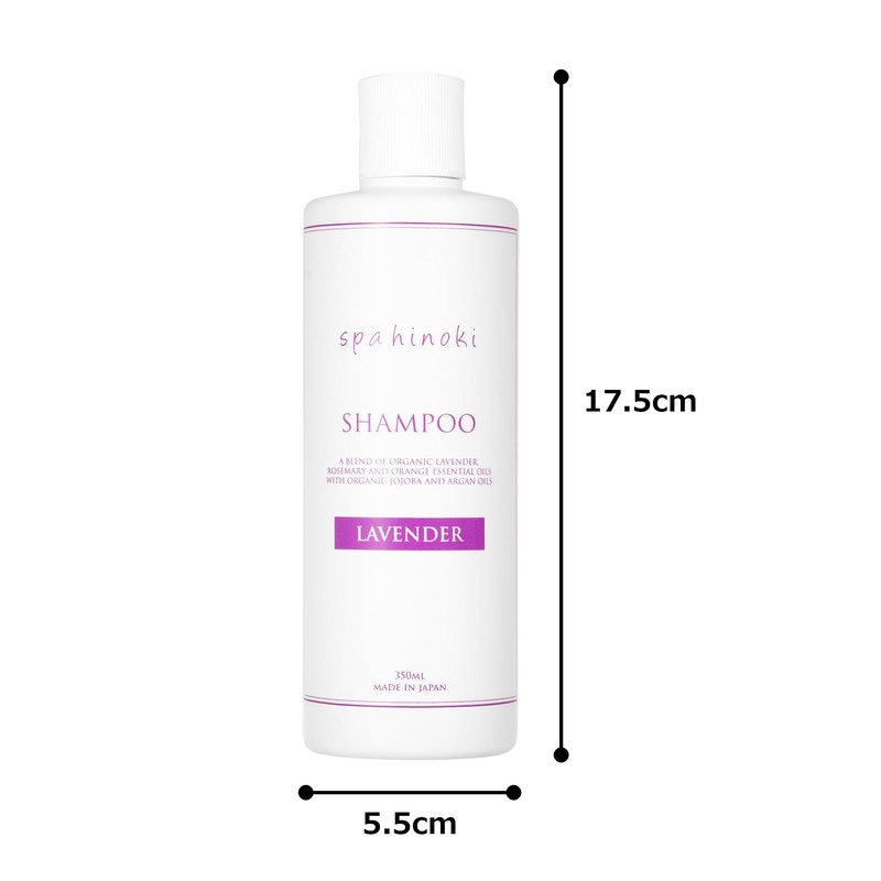 spa hinoki Lavender Shampoo 11.8 fl oz (350 ml)