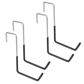 bssmmai Large Garage Hooks for Hanging (Pack of 4) - Heavy Load Hooks, Heavy Duty Metal Hooks Ladder, Plant, Tools & Bicycle Suspension for Ceiling Beams, Each 22.5 kg Load Capacity