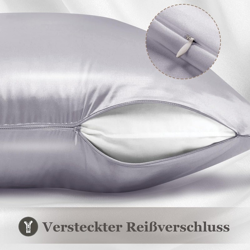 Adubor Silk Pillowcase 40 x 80 cm for Hair and