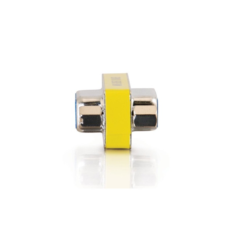 C2G 02781 DB9 F/F Serial RS232 Mini Gender Changer/Coupler, Nickel