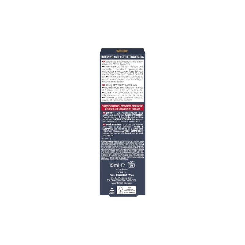 L 'Oréal Paris Revitalift Laser X3 Eye Cream 15 ml