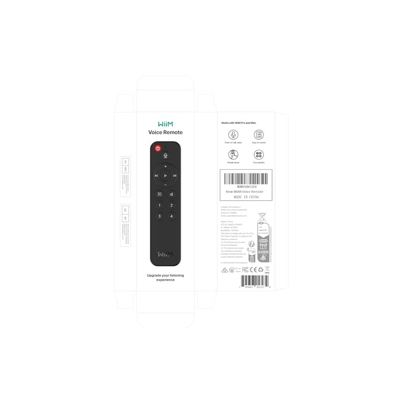 WiiM WiiM Voice Remote for WiiM Mini and Pro Audio