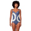 Triumph Women's Summer Allure Wp Tankini top, Blue Combination, 10/C