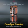 HORUSDY 25-Piece Hex Screwdriver Bit Set | Metric and SAE