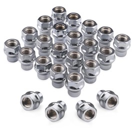 Richeer 24PCS 12x1.5 Chrome Extend Open Lug Nuts, M12x1.5 Thread Aftermarket Wheel Lug Nuts,0.27 Inch(7mm) Shank, for Tacoma 4Runner Tundra FJ Cruiser Ventury Sequoia Fortuner Land Cruiser HILUX GX460