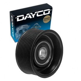Dayco Grooved Pulley Drive Belt Idler Pulley compatible with Ford Mustang 5.4L 5.8L V8 2007-2013