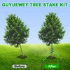 Guyuewey Heavy Duty Tree Stake Kits, Tree Stakes for Young