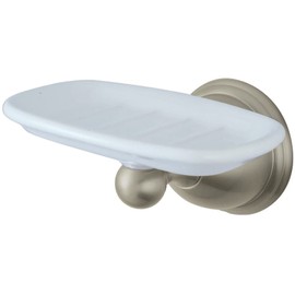 Kingston Brass BA3965SN Restoration Soap Dish, Brushed Nickel