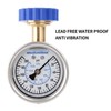 MEASUREMAN 2-1/2" Water Pressure Gauge Kit 6 Parts Kit, Lead-Free