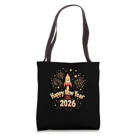New Years Eve Happy New Year Party Supplies Fireworks 2026 Tote Bag