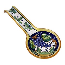 Italian Ceramic Spoon Rest Bacco - Fratelli Mari