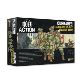 Warlord Games US Airborne (D-Day) Currahee! Starter Army 28 mm Scale Plastic Miniatures for Bolt Action Highly Detailed World War 2 Miniatures