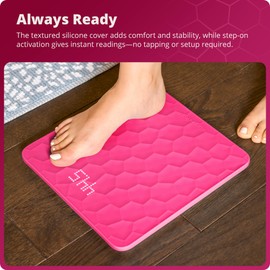 Greater Goods Digital Bathroom Scale with Silicone Cover – All Grip, No Slip. Precise, Easy to Read with 400 lb Capacity