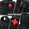 MOLLE Tactical First Aid & Survival Kit with Folding Shovel,