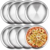 AKOLAFE 8 Pack Personal Pizza Pans 8 Inch Pizza Pans
