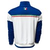 Just 4 Kicks Men's Italy Jacket, White Full Zip Italia