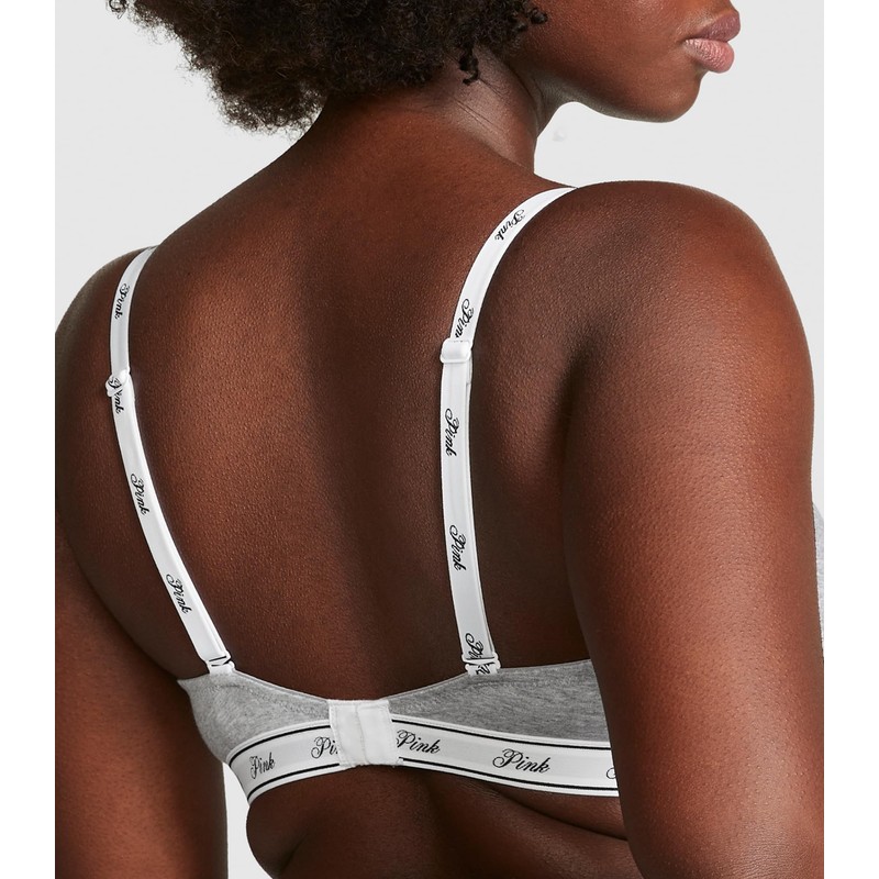 Victoria's Secret Pink Wear Everywhere T-Shirt Lightly Lined Bra, Smooth,