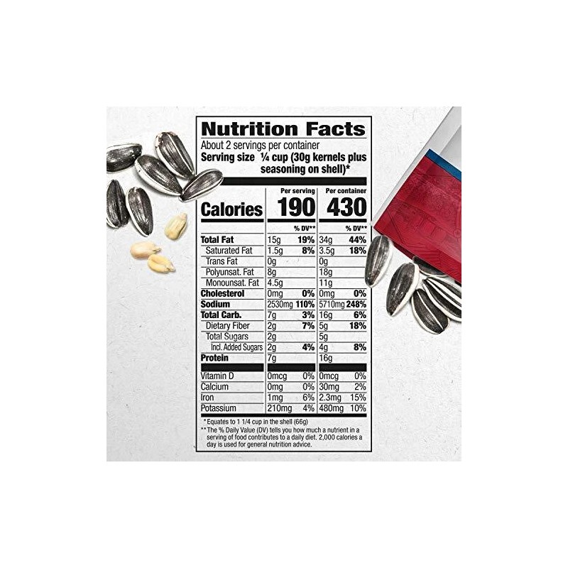 DAVID Sweet and Salty Jumbo Sunflower Seeds 5.25 oz Pack