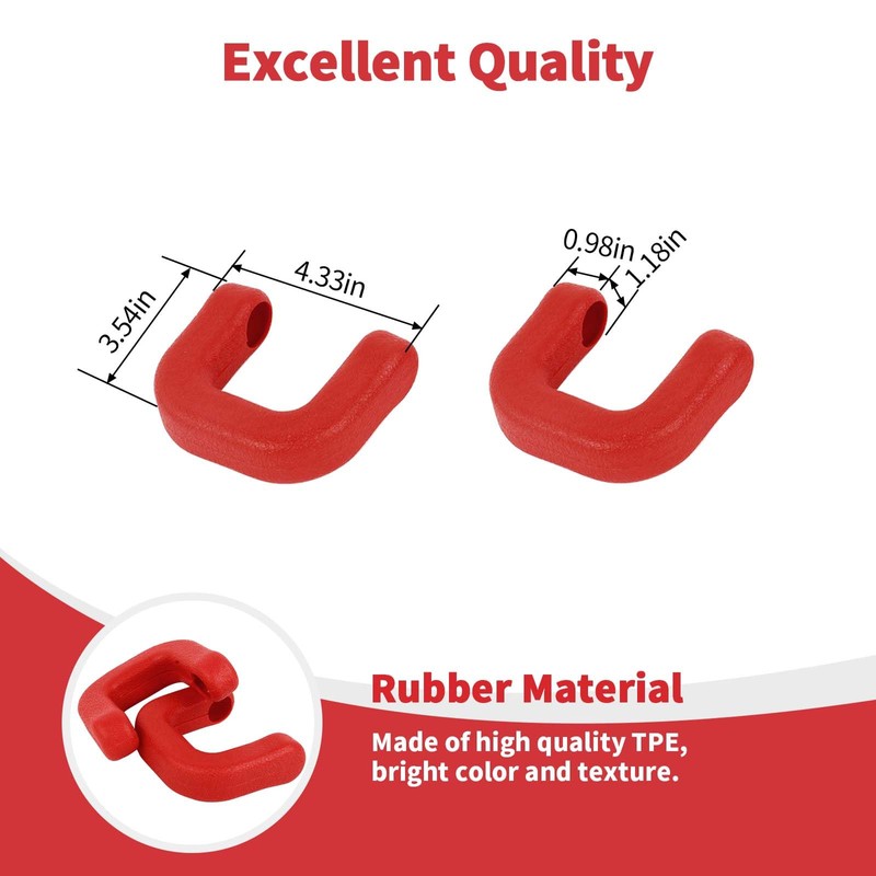 Linskip for Capable Steel Bumper Tow Hook Covers Fit for