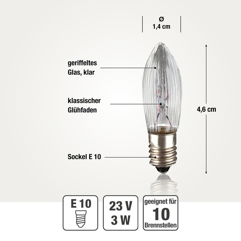 Hellum Replacement Fairy Lights for Indoor and Outdoor Lighting in