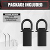 VIAGL 2Pcs 18000lbs Heavy Duty Removable D Ring Stake Pocket