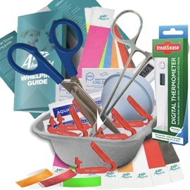 Alpha Dog Choice Complete Puppy Whelping kit, comes whelping guide, pet birthing supplies - 3468