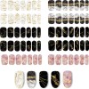 Rainbow Decal Nails Sticker Nails Tatto Uñas 9 Planillas Marmol