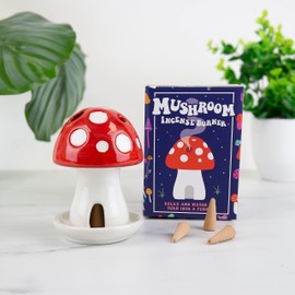 Gift Republic - Mushroom Incense House, Red
