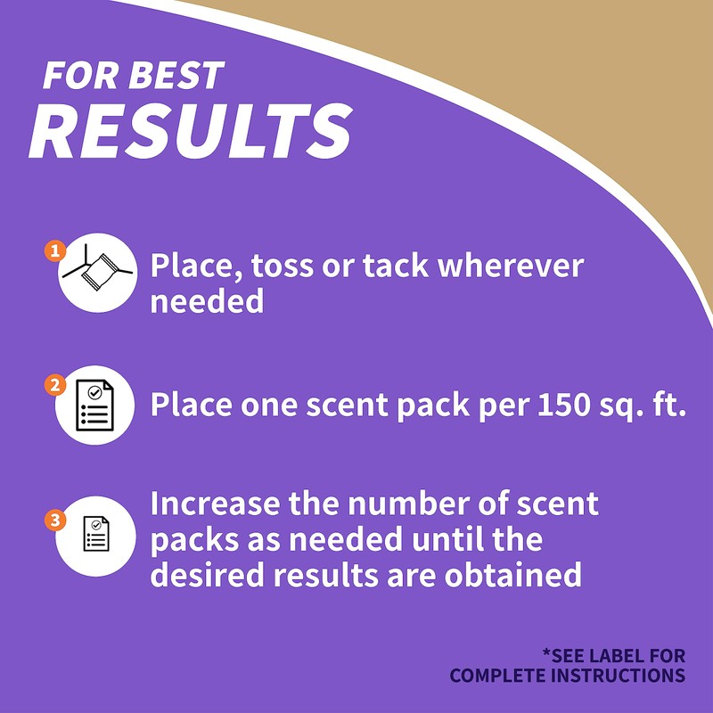 Bonide Bat Magic Bat Repellent, Pack of 4 Ready-to-Use Peppermint