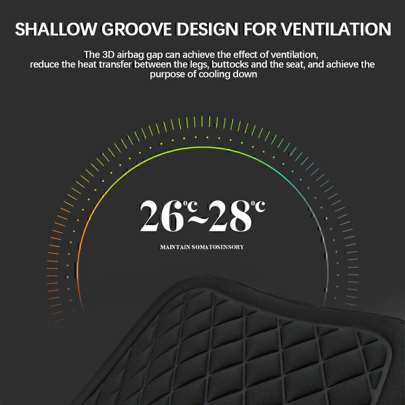 Unbranded Universal Car Seat Cushion Pad Comfort Seat Protector Memory